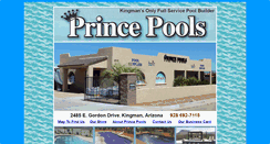 Desktop Screenshot of princepools.com